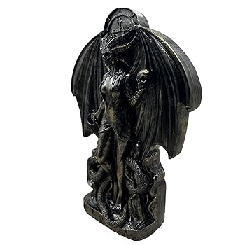 Amazon.com: ZXPJUA 莉莉絲雕像,Femme Fatale 女神雕像,神秘裝飾